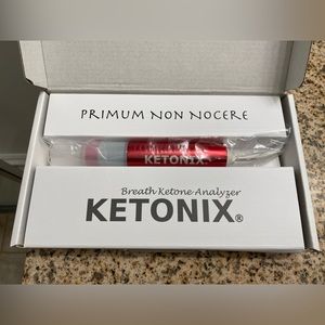 Brand-New Ketonix Red Sport Original Sealed Ketone Breath Analyzer